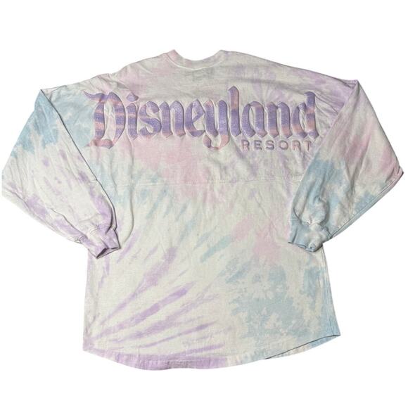 Disney Tops - Disney Disneyland Pastel Tie Dye Spirit Jersey Glitter Logo M